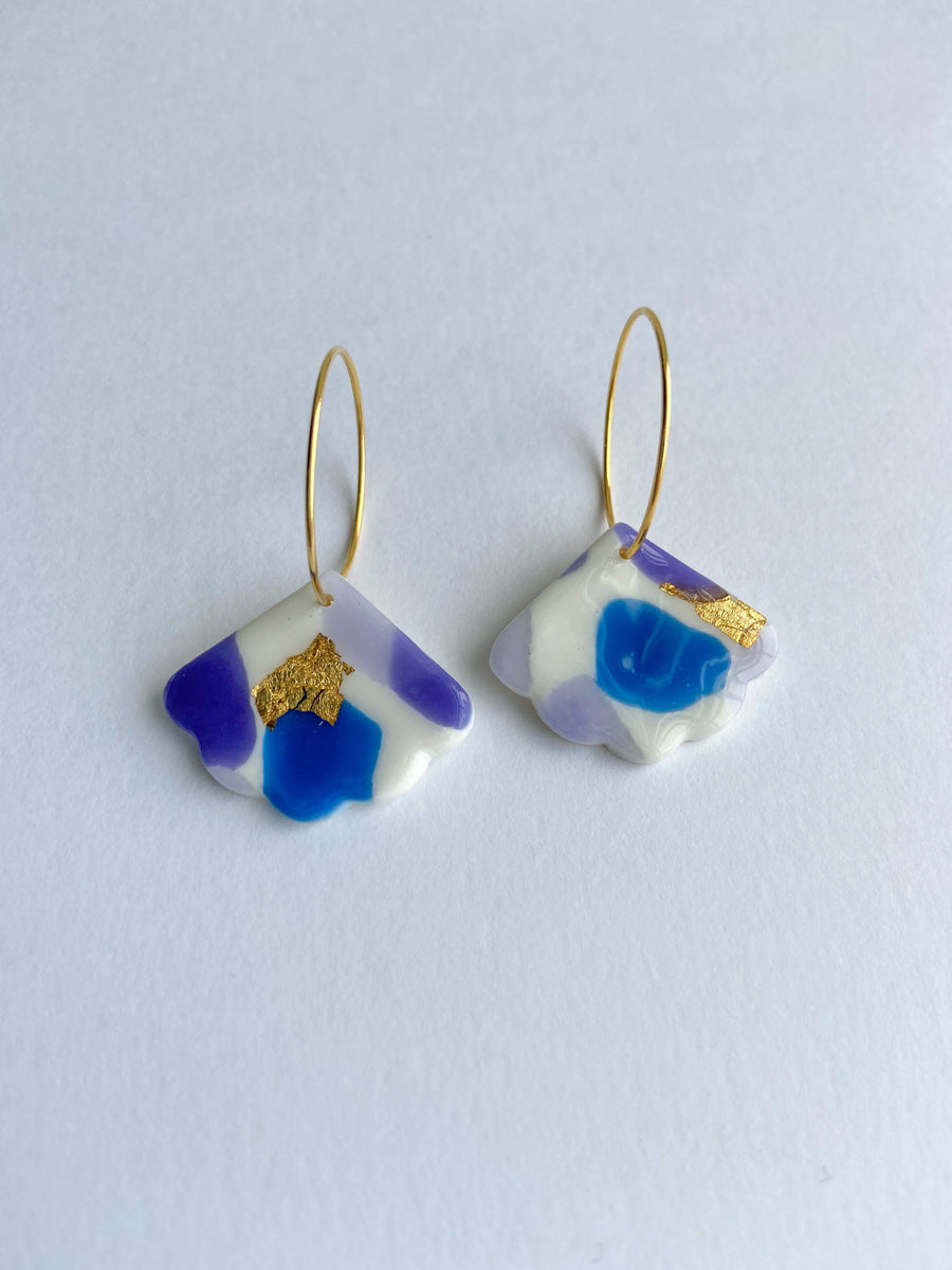 Mia Hoop in Periwinkle Blue - Made Simple Crafts