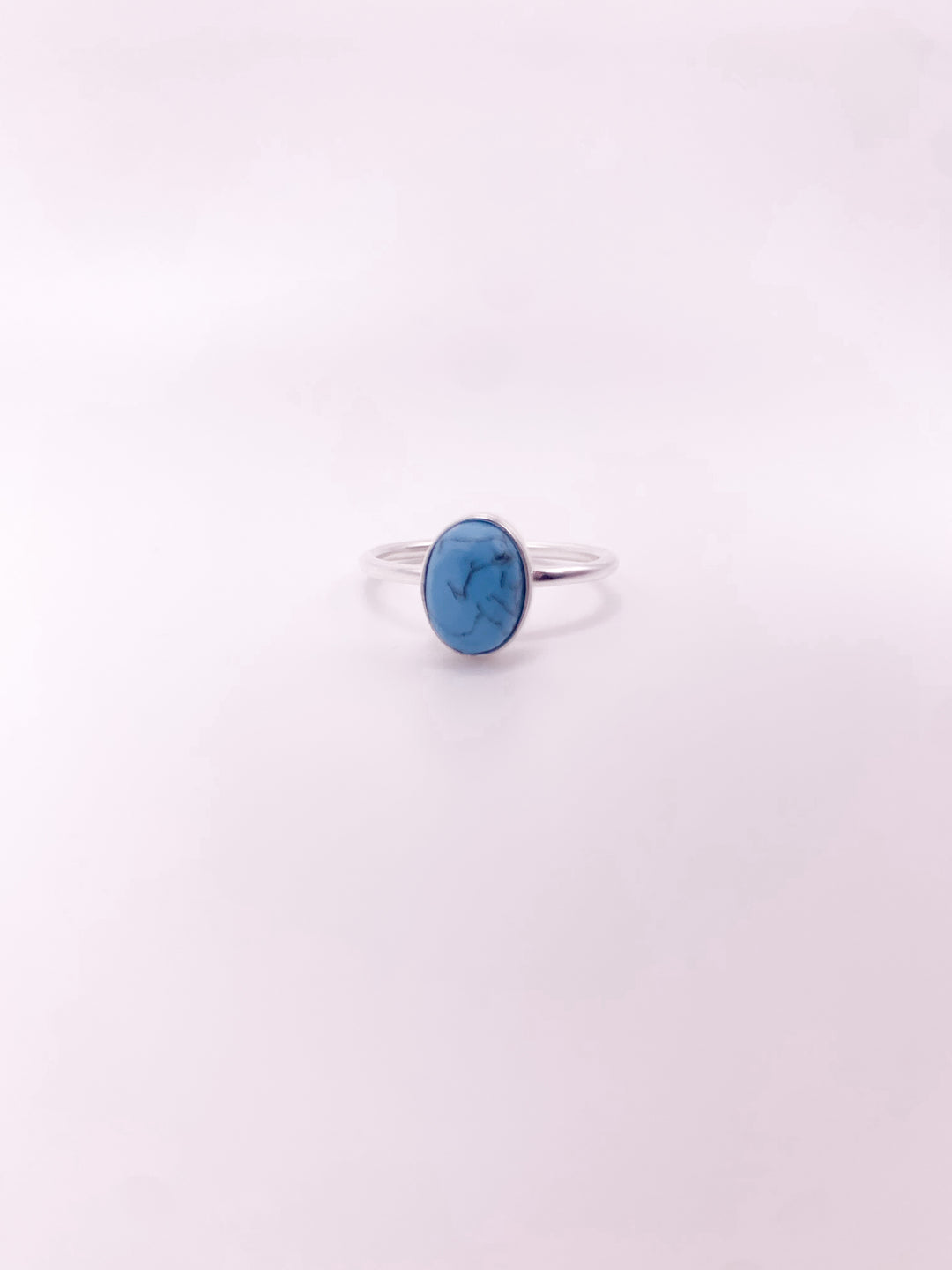Turquoise Small Oval Ring