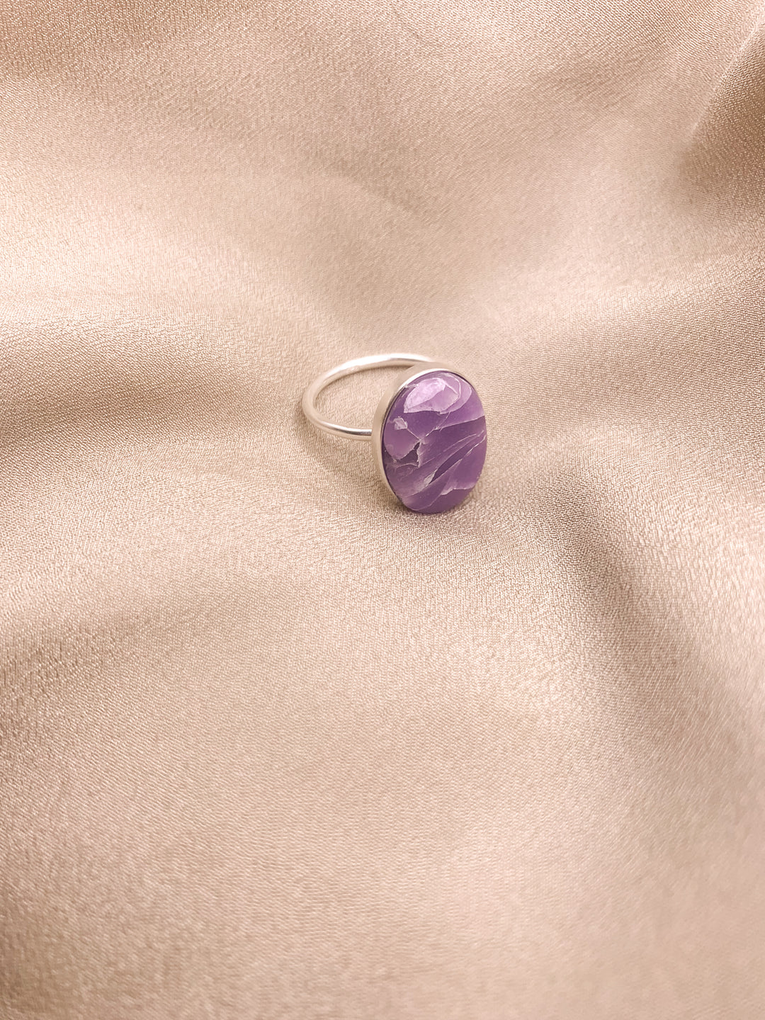 Purple Oval Ring